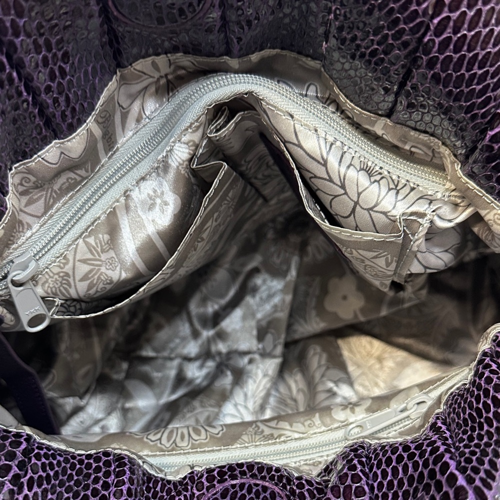 Brighton Breelan Python Snake Embossed Leather Sh… - image 3